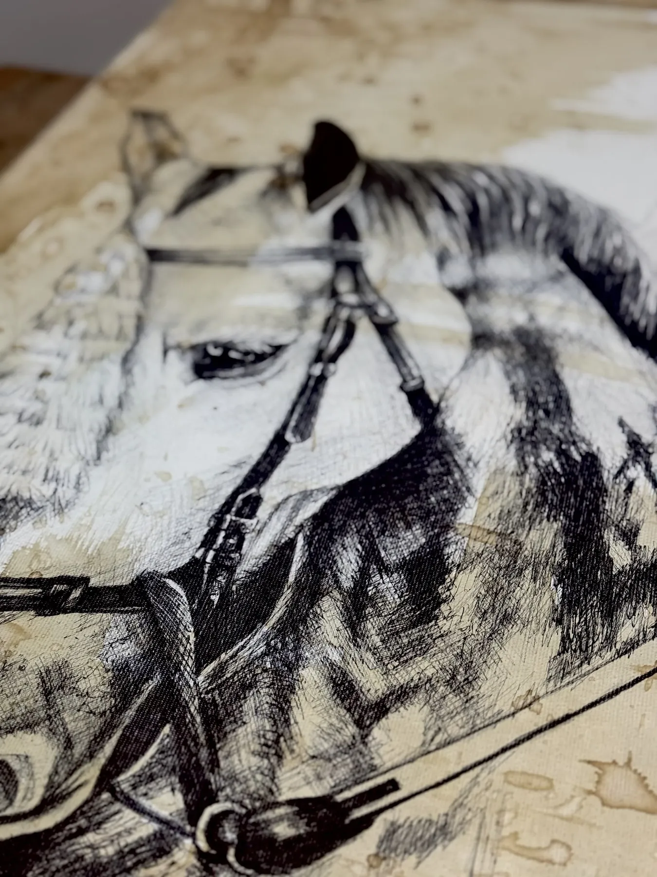 Boceto de caballo — Clandestine Art Studio Marmolejo
