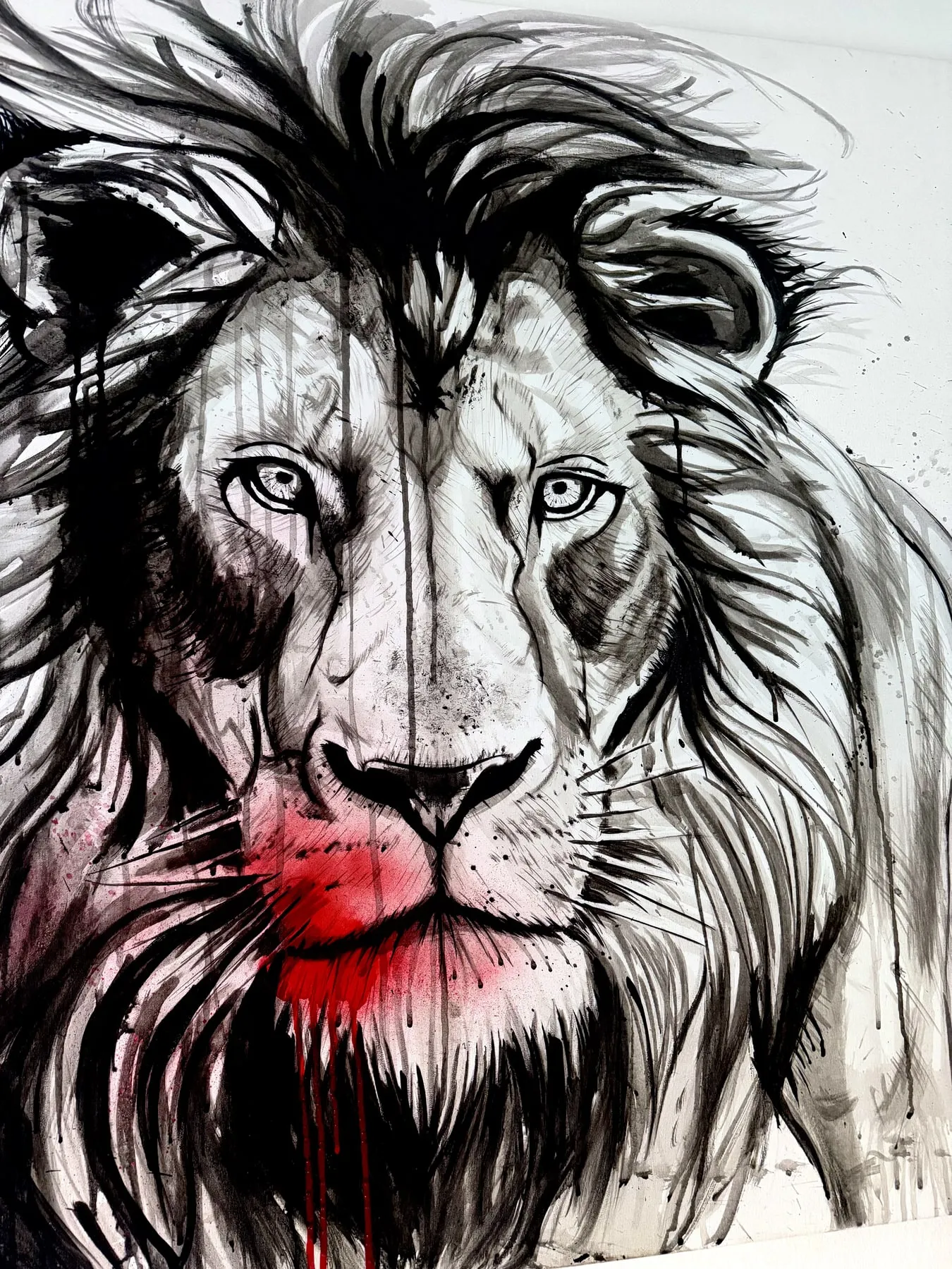 Boceto de león — Clandestine Art Studio Marmolejo