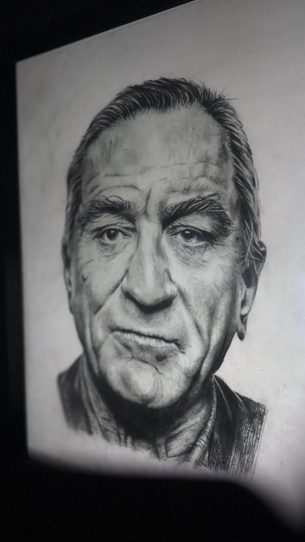 Boceto de retrato de Robert De Niro — Clandestine Art Studio Marmolejo