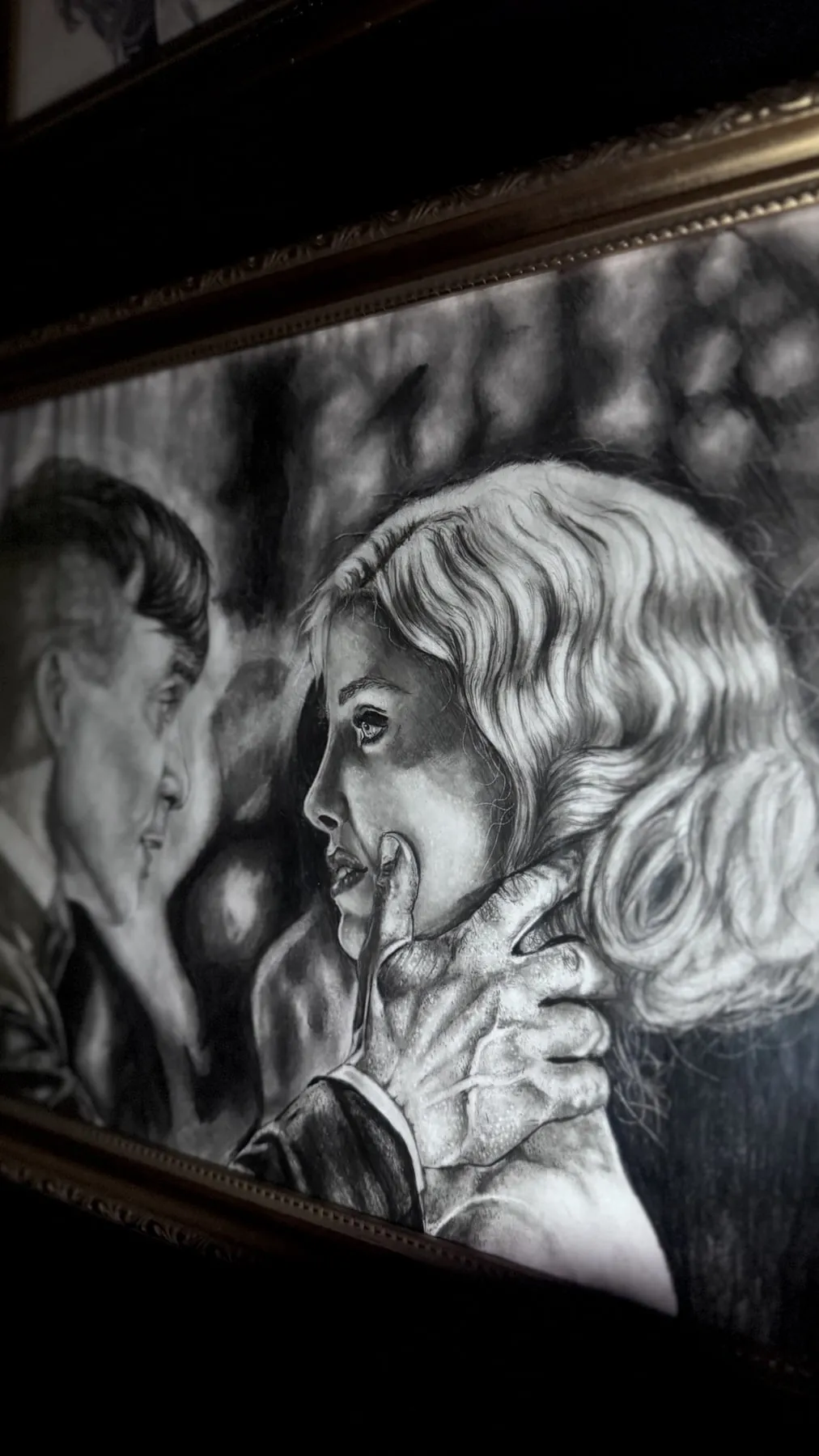 Boceto de retrato estilo Peaky Blinders — Clandestine Art Studio Marmolejo